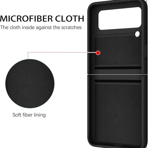 Samsung Galaxy‎ Z Flip 3 Silicone Case with Ring Kickstand - Slim, Shockproof - Picture 8 of 11